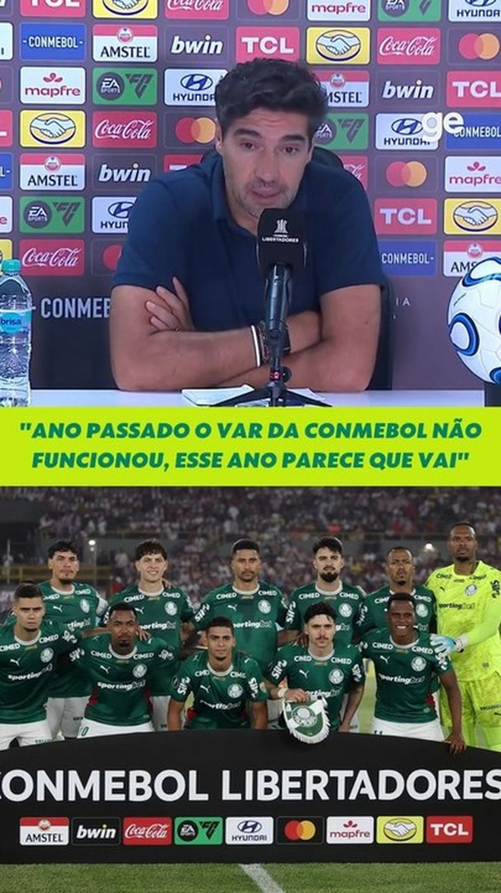 Abel Ferreira em coletiva