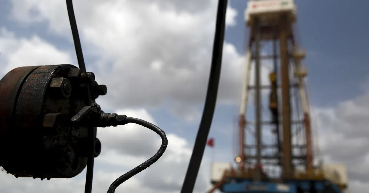 Plataforma petrolífera da ConocoPhillips em alto mar