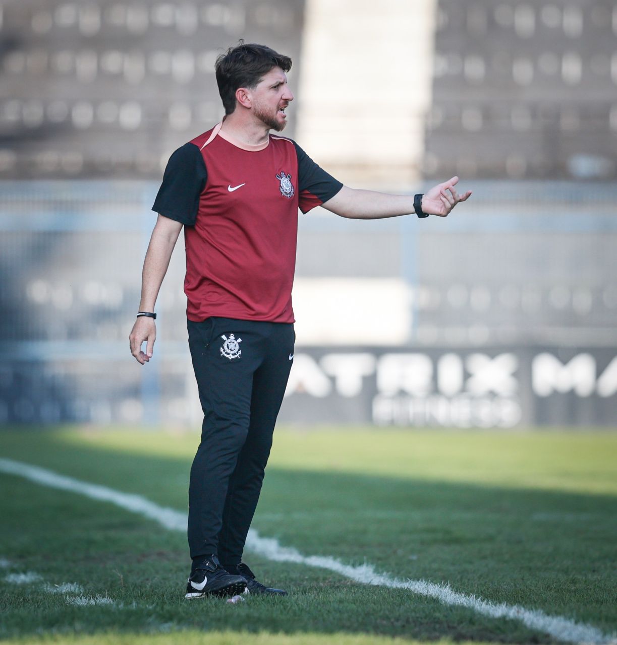 William Batista, técnico do sub-20 do Corinthians