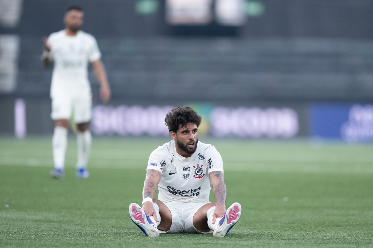 Yuri Alberto em ação no confronto Botafogo x Corinthians