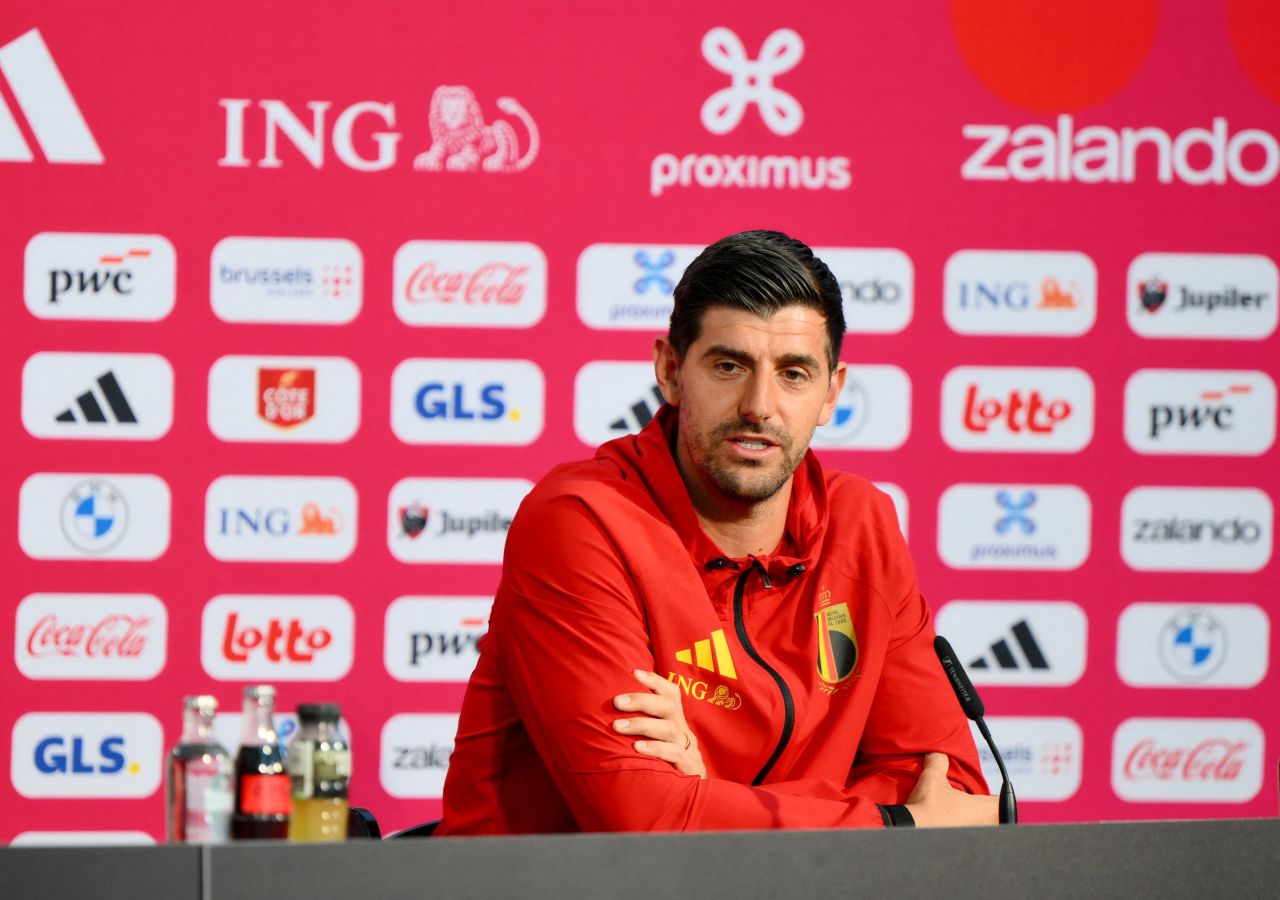 Thibaut Courtois em entrevista coletiva