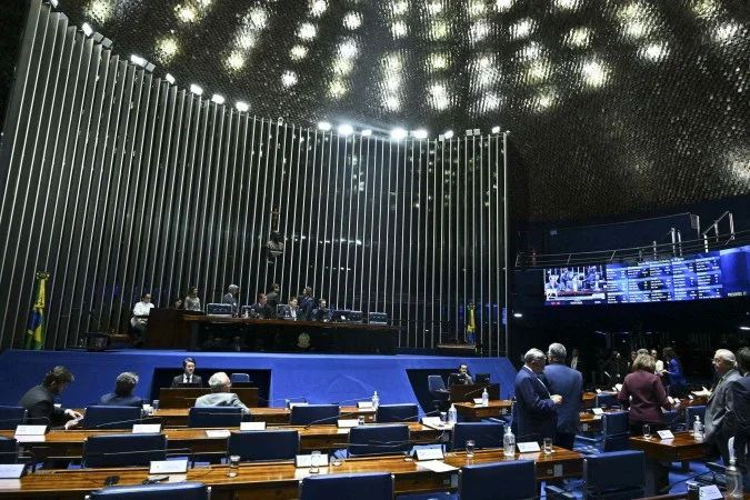 Plenário do Senado em sessão