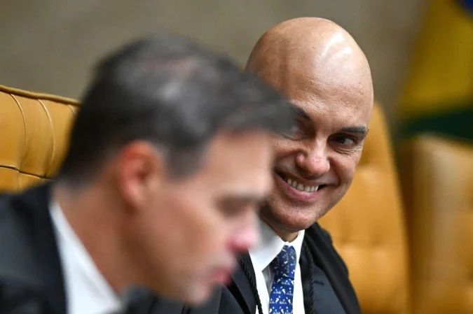 Ministro Alexandre de Moraes no plenário do STF