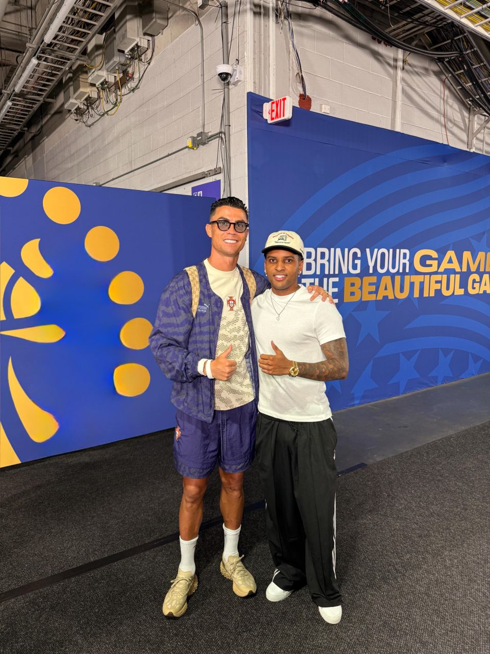 Cristiano Ronaldo e Rodrygo em Miami