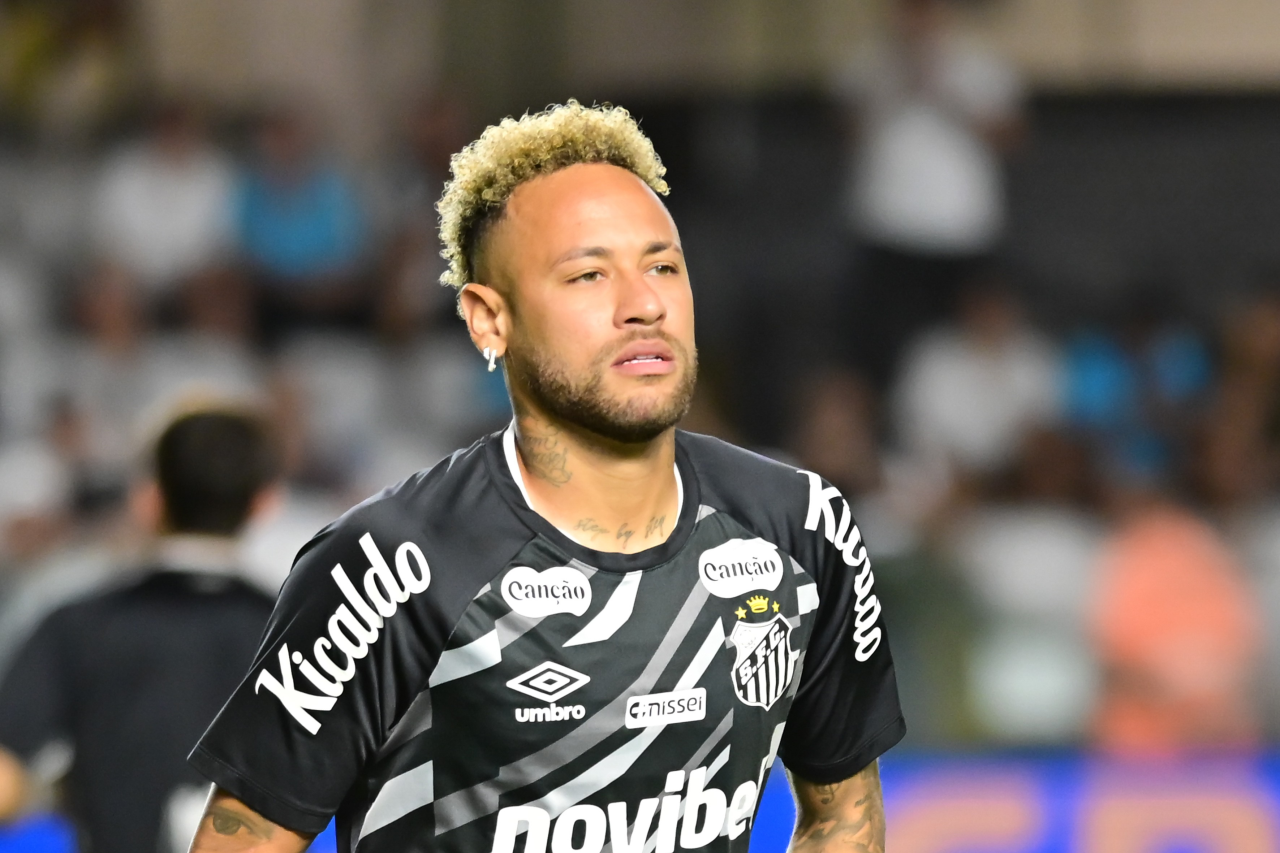 Neymar em ação pelo Santos