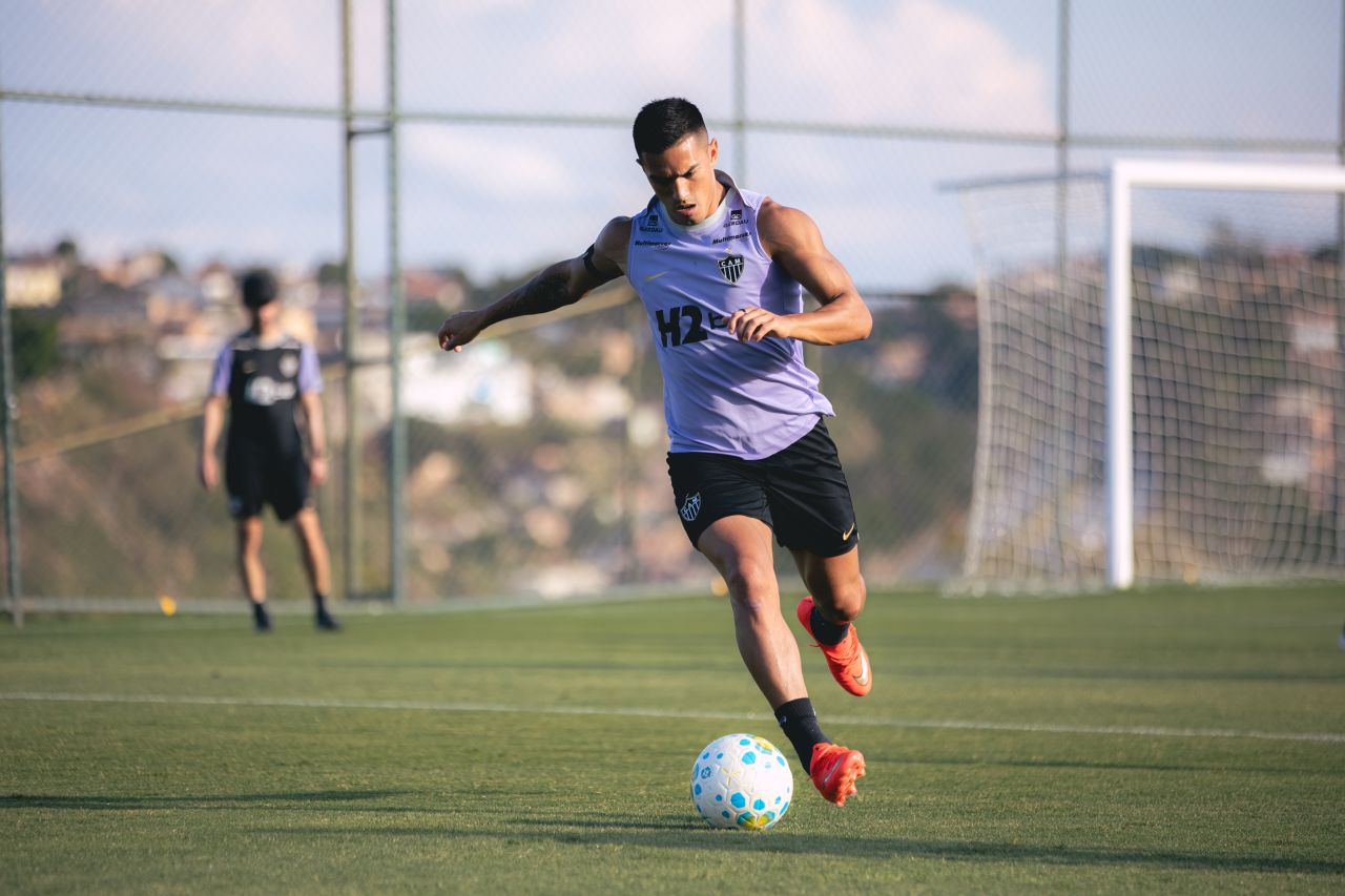Germán Cuello com a camisa do Atlético-MG
