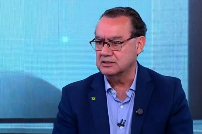 Augusto Cury durante sabatina na Jovem Pan