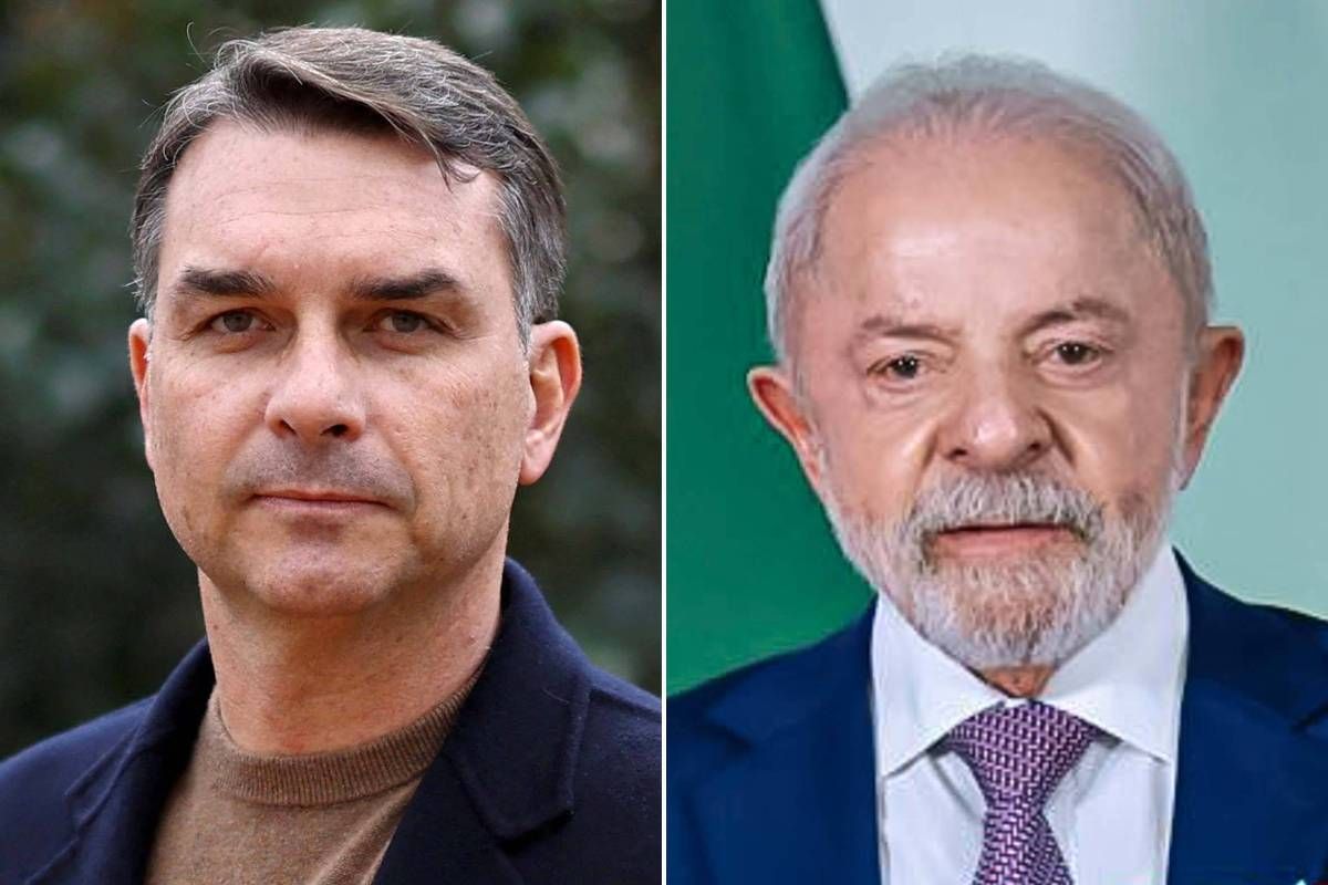 Flávio Bolsonaro em evento público