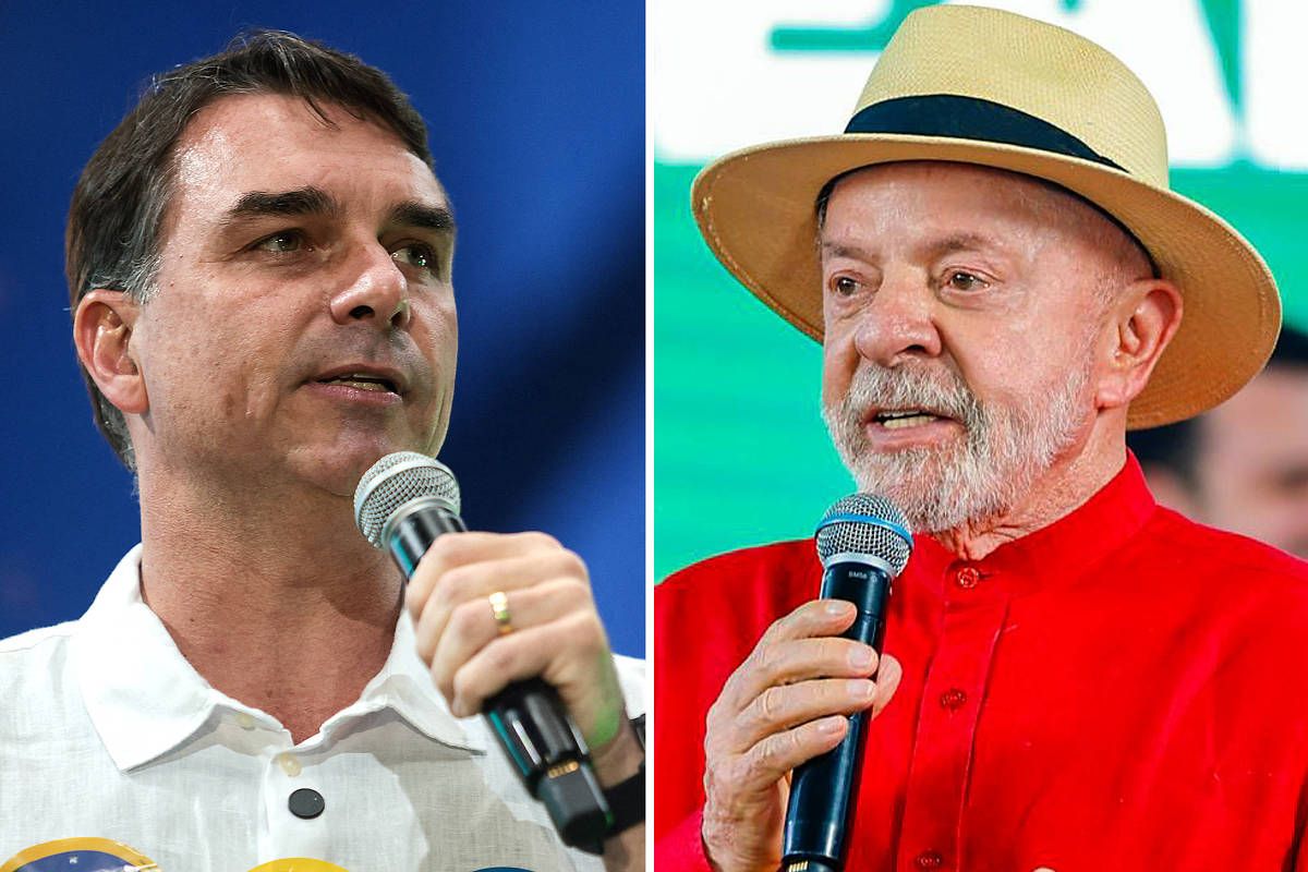 Flávio Bolsonaro e Lula