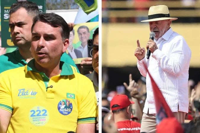 Gráfico da pesquisa Datafolha com percentuais de intenção de voto