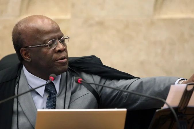 Joaquim Barbosa em cerimônia oficial