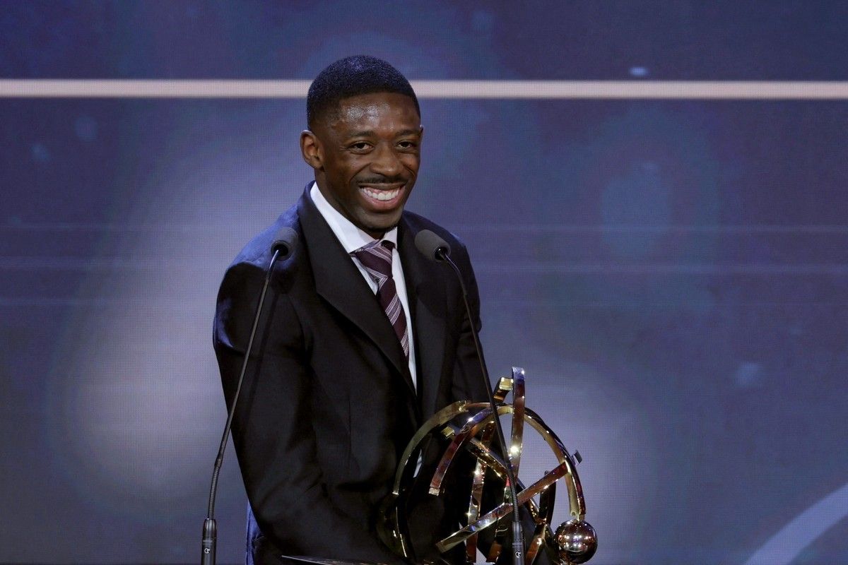 Ousmane Dembélé em ação pelo PSG
