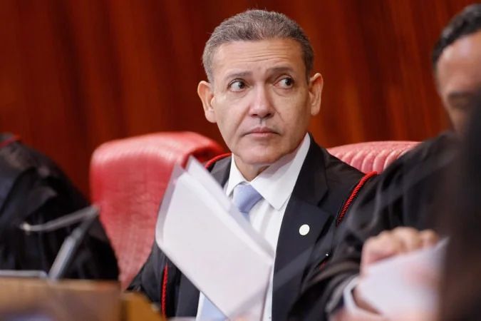 Kassio Nunes Marques durante pronunciamento oficial