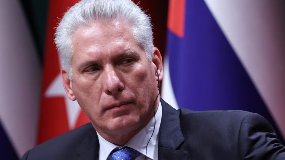 Miguel Díaz-Canel em entrevista