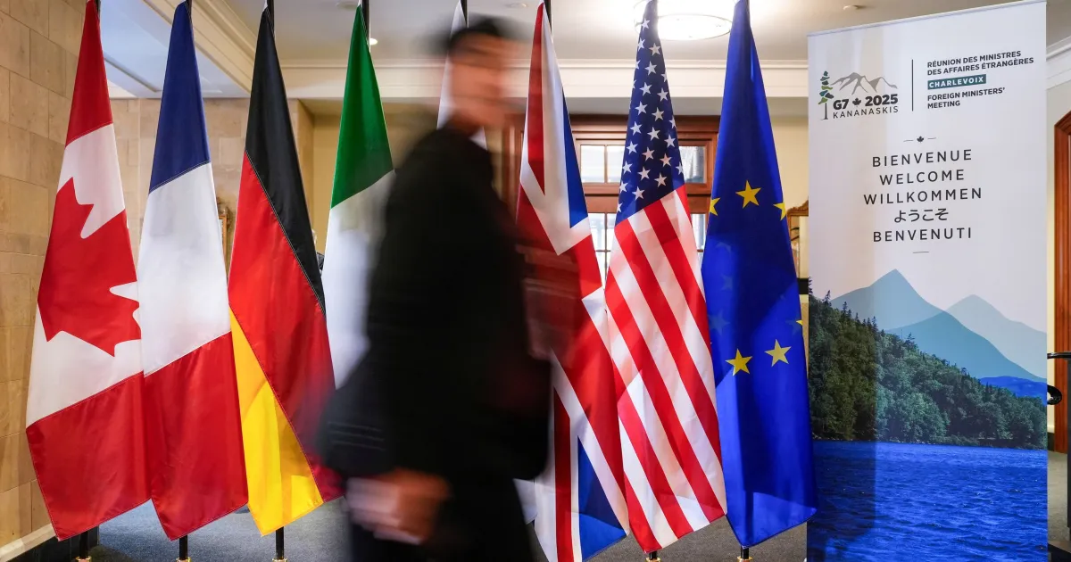 Gráfico da relação dívida/PIB dos países do G7