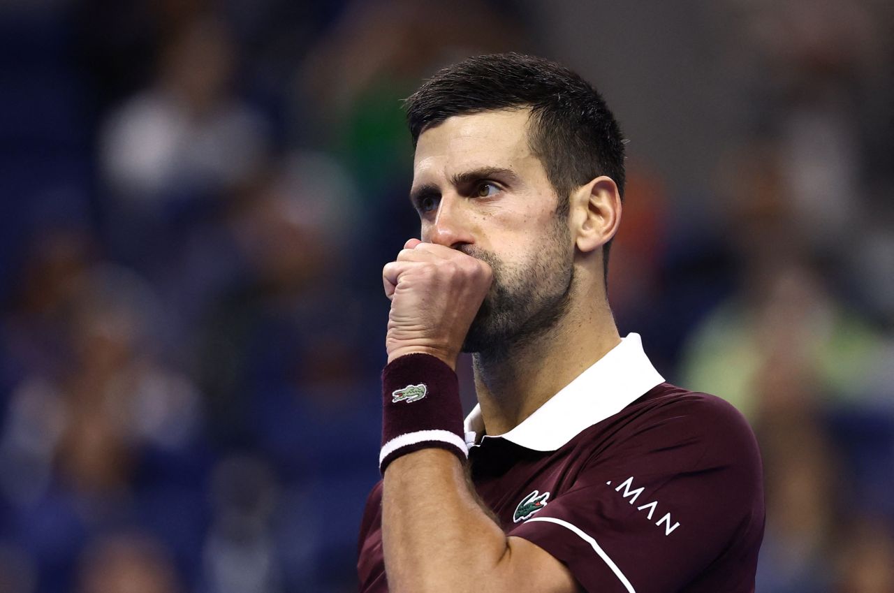 Novak Djokovic após semifinal em Pequim