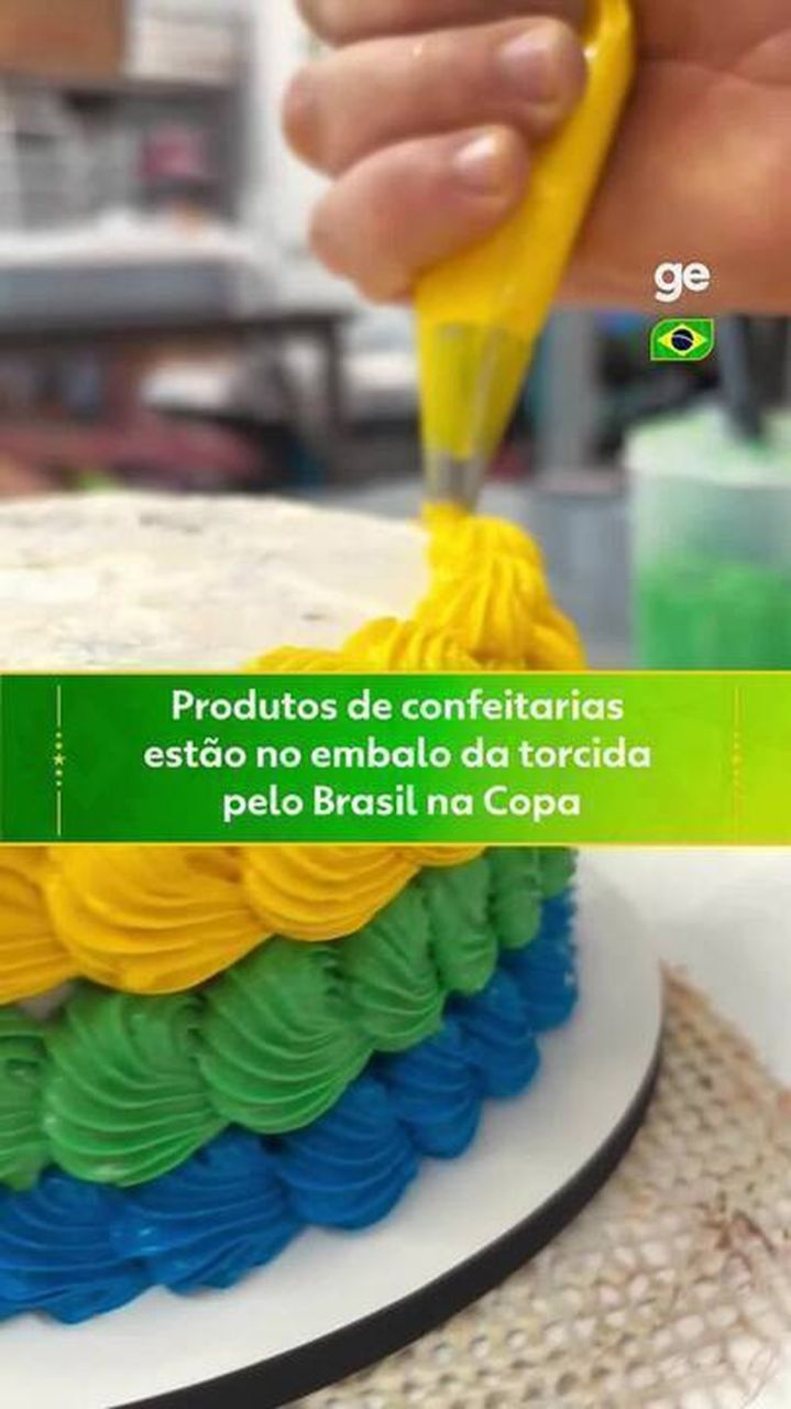 Doces temáticos nas cores do Brasil