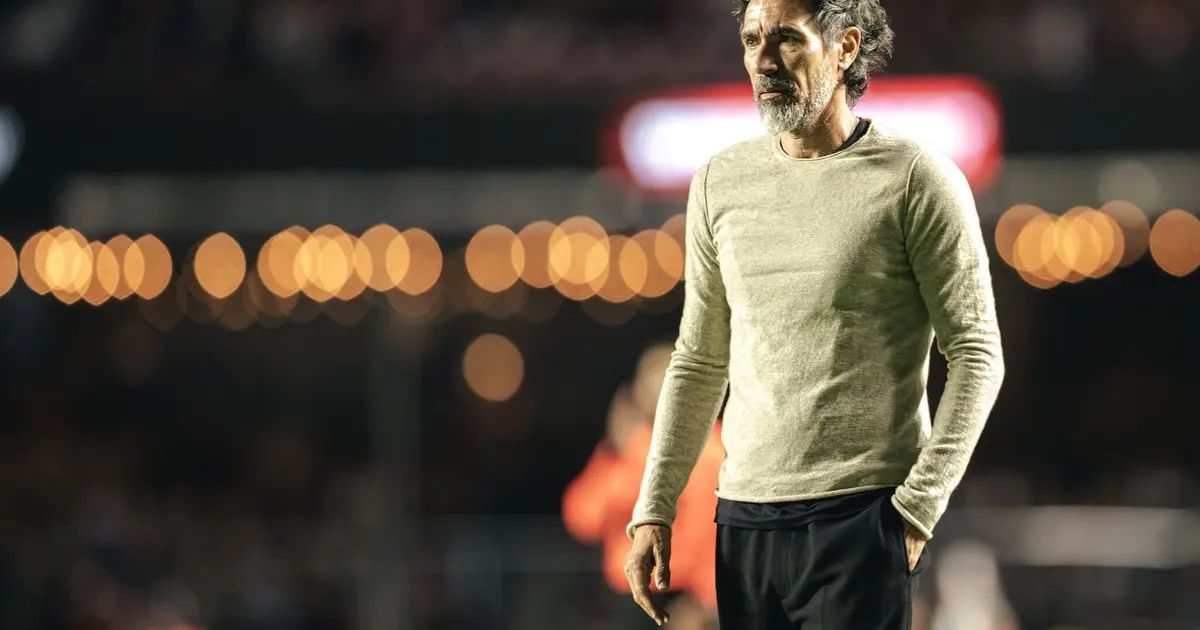 Eduardo Domínguez em entrevista coletiva pelo Atlético