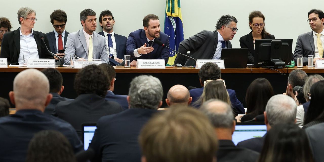 Ministro da Fazenda Dario Durigan em audiência na Câmara