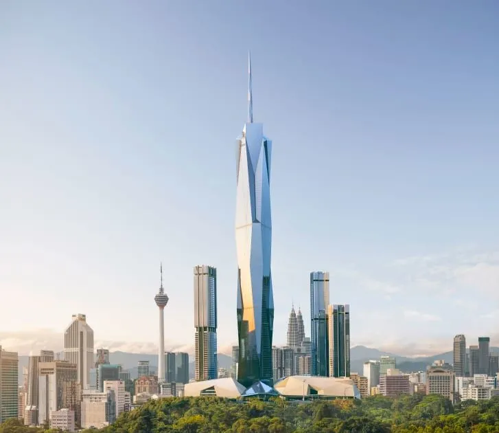 Logotipo da Ebanx em fachada de prédio