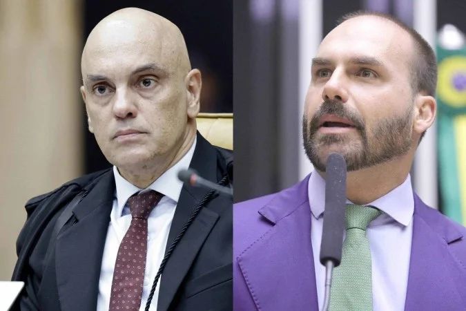 Eduardo Bolsonaro em discurso nos Estados Unidos