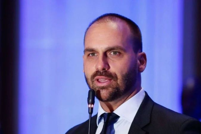 Eduardo Bolsonaro em vídeo nas redes sociais