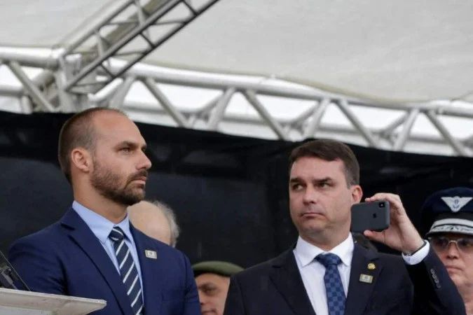 Postagem de Eduardo Bolsonaro citando doação ao Novo