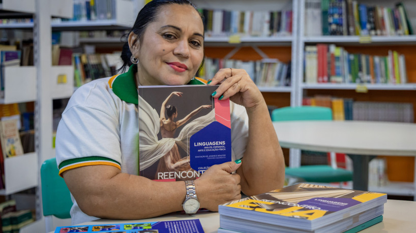 Estudante da EJA na EEMTI João Mattos, Montese, Fortaleza