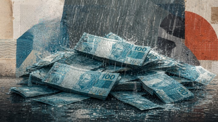 Mapa do Brasil com zonas de risco climático para 2026