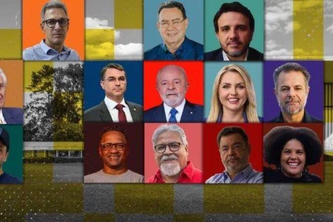 Candidatos à Presidência em evento público
