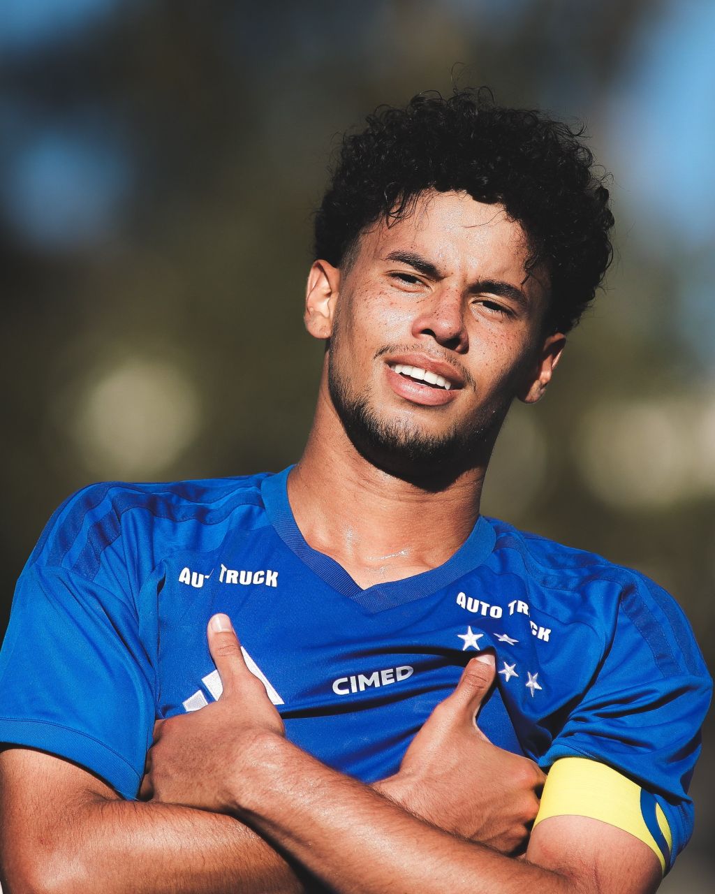 Rhuan Gabriel em ação pelo sub-20 do Cruzeiro