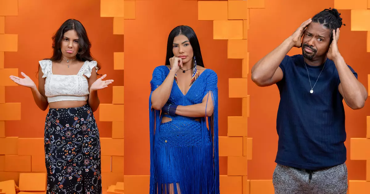 Marciele, Leandro Boneco e Gabriela emparedados no BBB 26