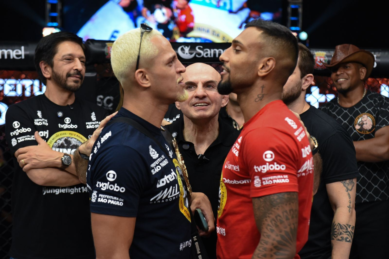 Encarada entre Ernane Pimenta e Guilherme Silva antes da semifinal