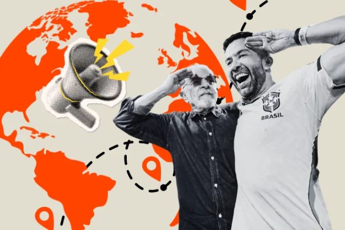 Captura de tela de canal de WhatsApp inspirado no Exército de Lula