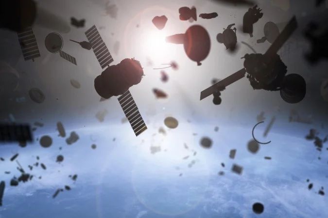 Satélite em órbita terrestre