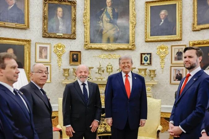 Mauro Vieira em encontro com representantes dos EUA