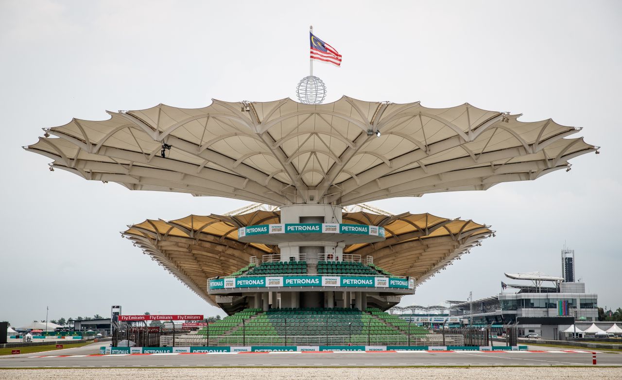Vista aérea do Circuito de Sepang