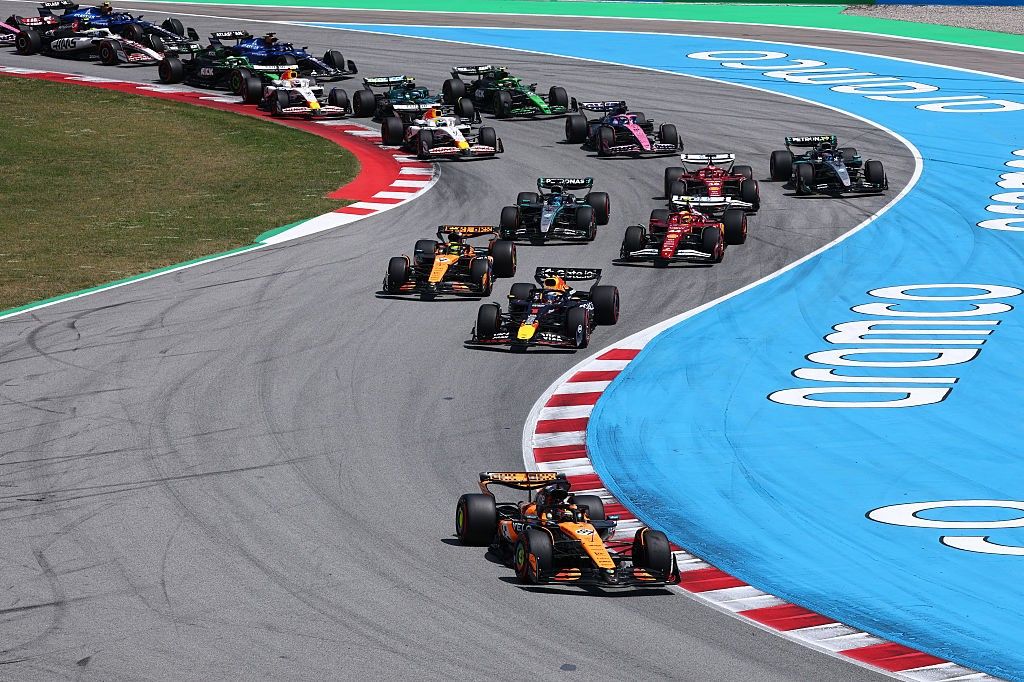 Largada do GP da Espanha em 2025