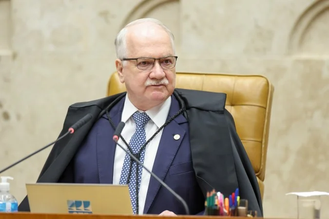 Edson Fachin no plenário do STF