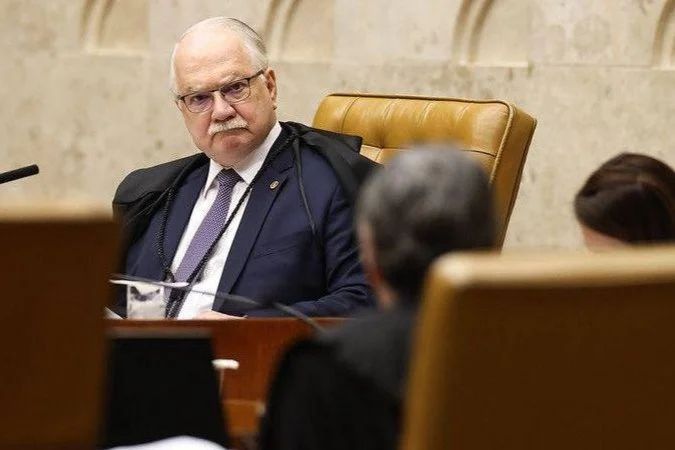 Edson Fachin no plenário do STF