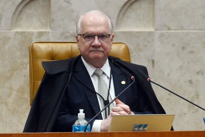 Edson Fachin no plenário do STF
