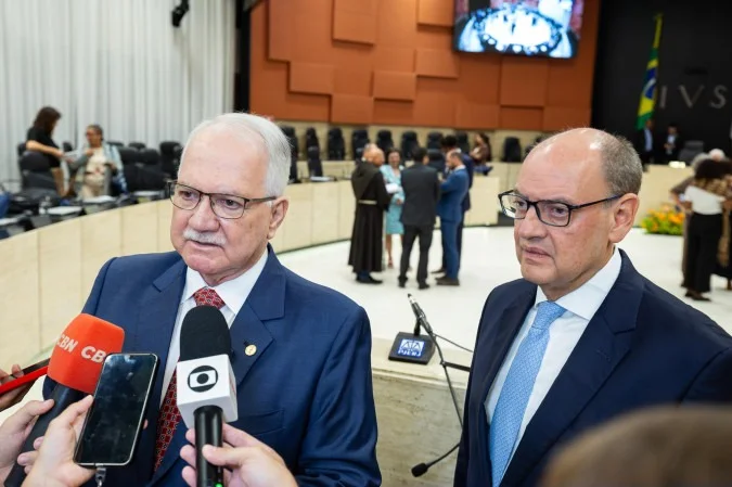 Ministro Edson Fachin falando em evento do CNJ no Rio de Janeiro