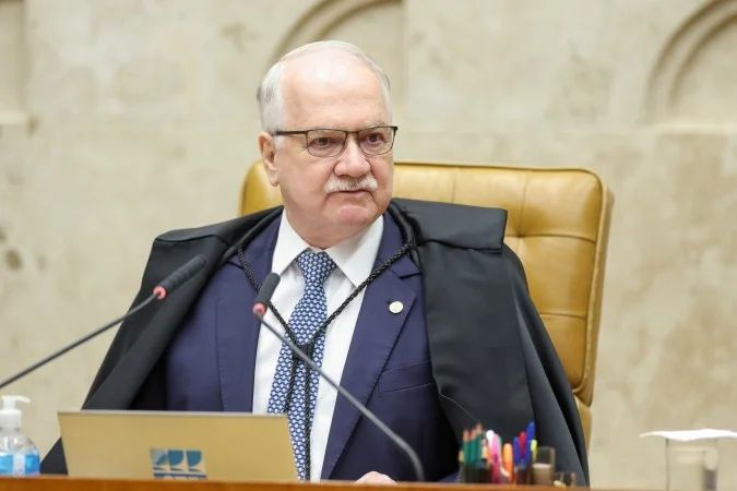 Edson Fachin falando em reunião do CNJ