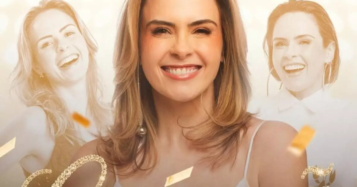 Ana Paula celebrando após anúncio da vitória no BBB 26