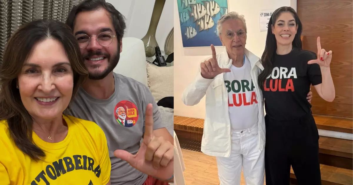 celebridades reagindo nas redes sociais após resultado eleitoral