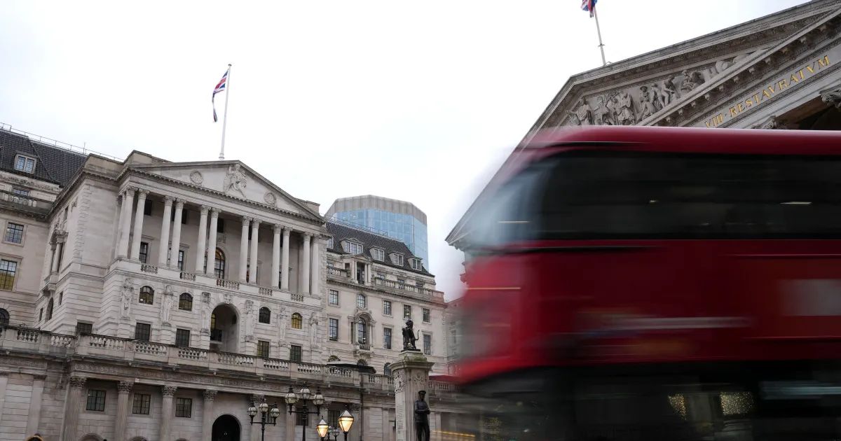 Prédios de bancos centrais e gráficos de mercado