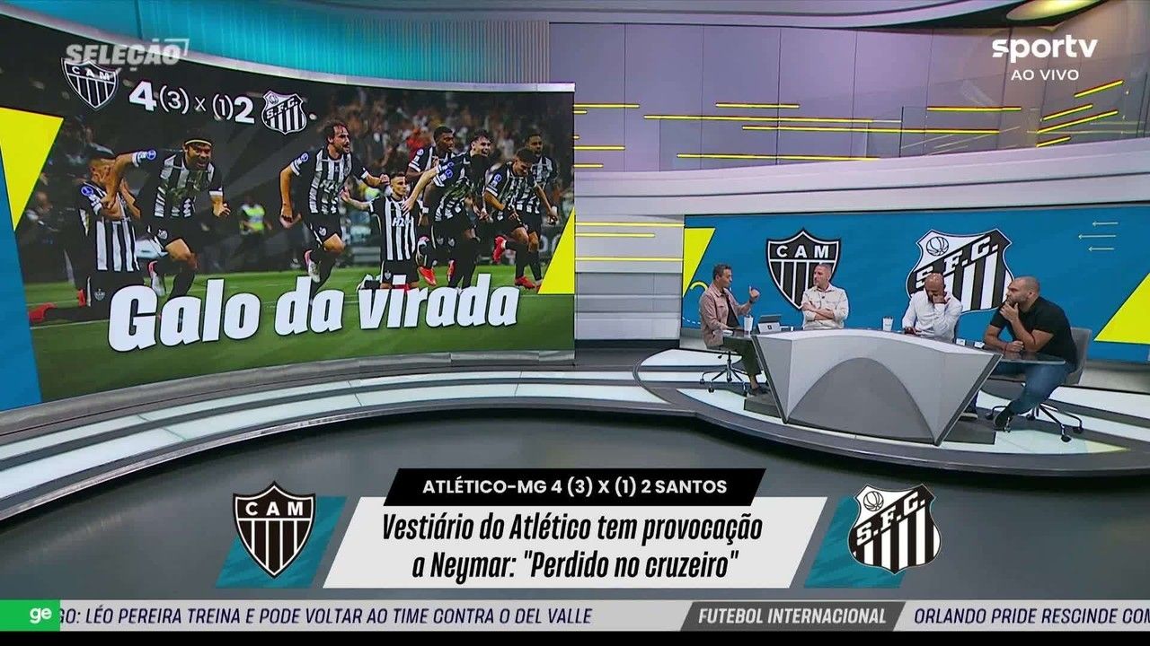 Felipe Melo e André Rizek comentam provocação da torcida do Atlético a Neymar