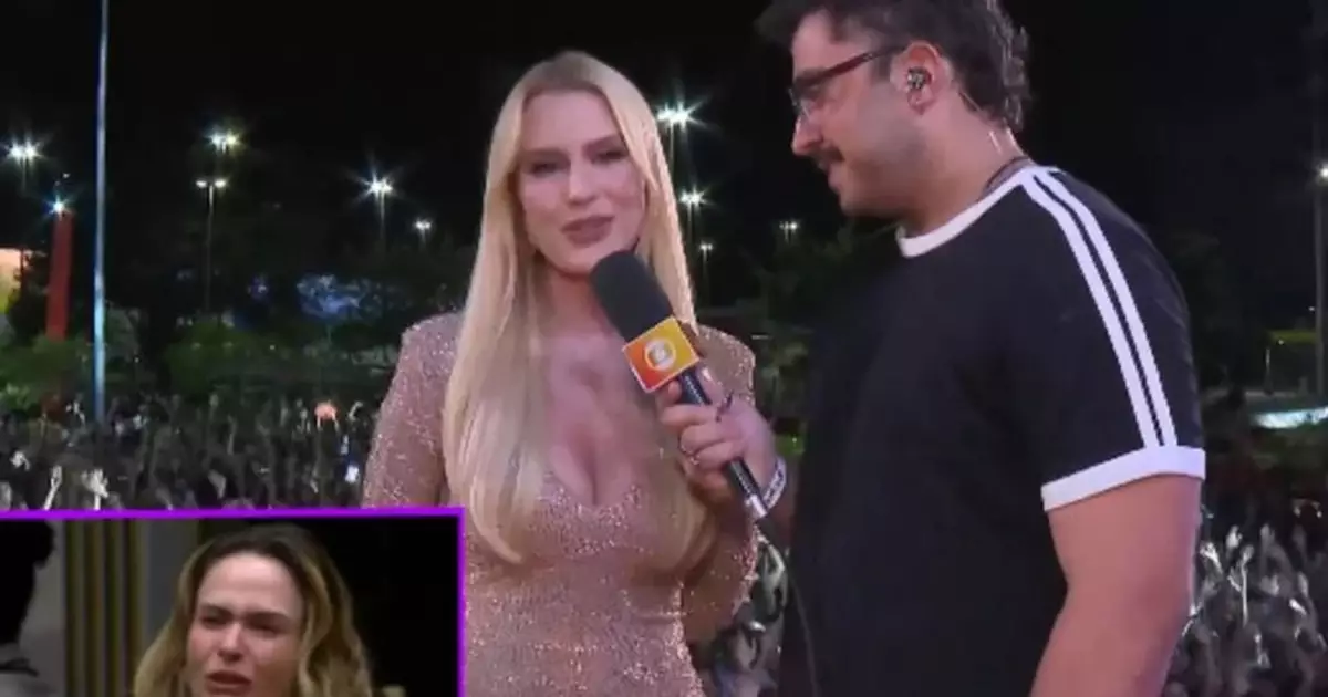 Fernanda Keulla e Ana Paula Renault no palco da final do BBB 26