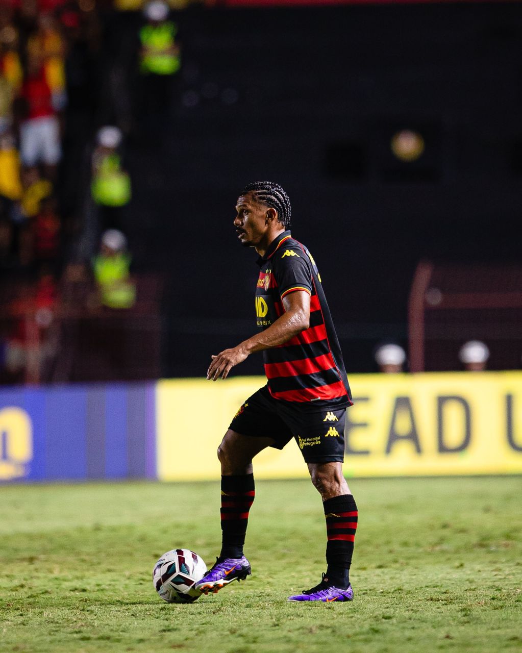 Fernando Sobral durante treino pelo Sport