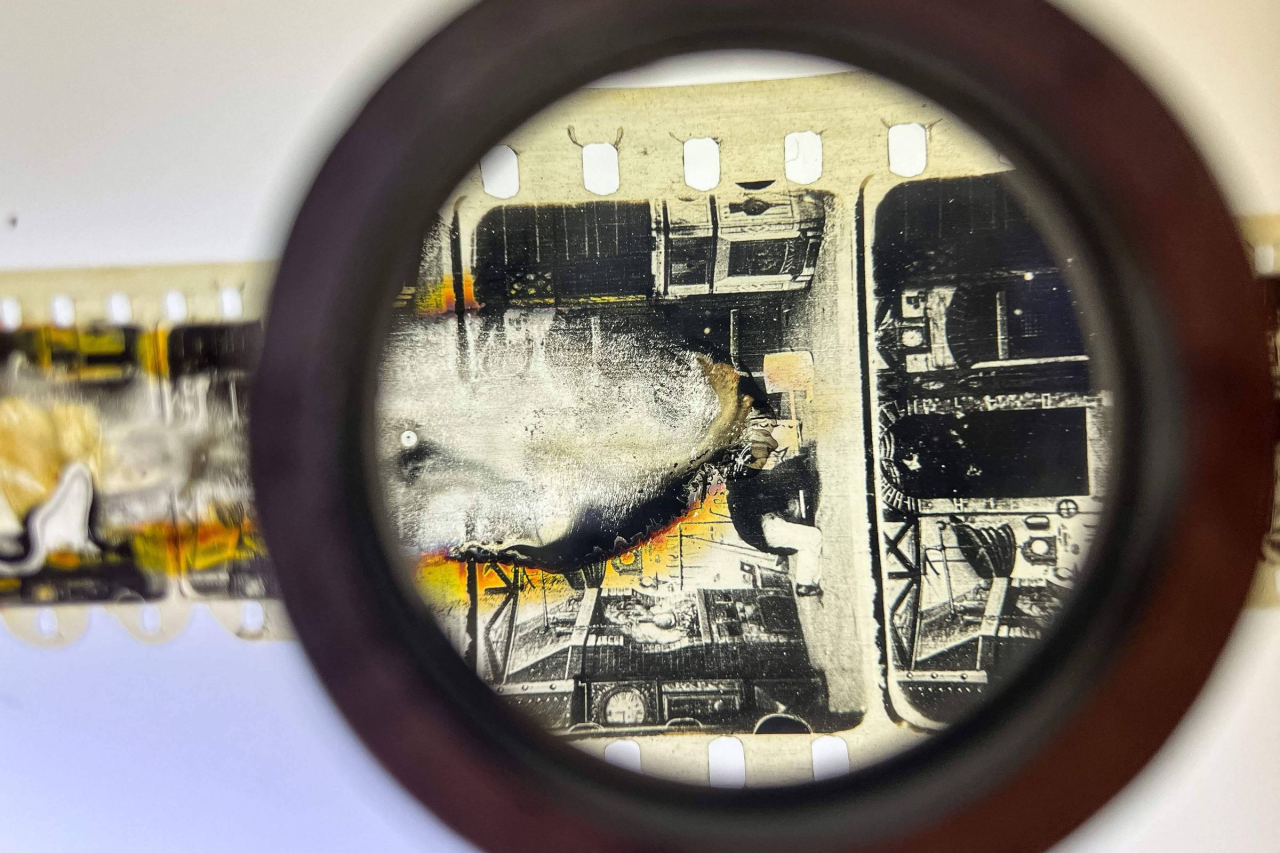 Bobinas de filme antigo